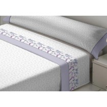 Jeu de draps Tejidos Reina Dulceida Mauve Gran lit 2 persones