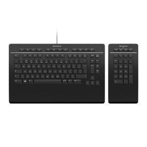 Keyboard 3Dconnexion Keyboard Pro with Numpad Black Spanish Qwerty