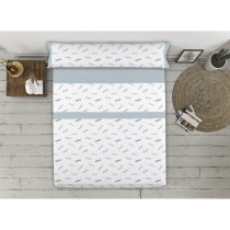 Bedding set Tejidos Reina Tetris Blue White Super king