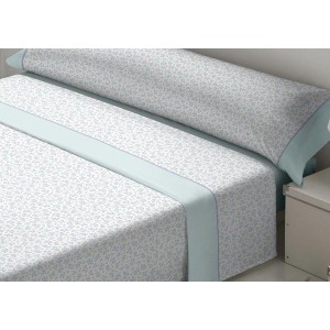 Bedding set Tejidos Reina Desire White Green Super king