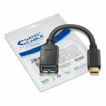 Câble USB 3.1 NANOCABLE 10.01.4201 Noir 0,15 m