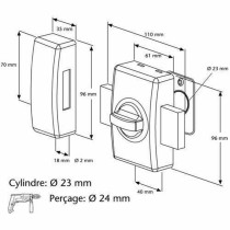 Key padlock ABUS