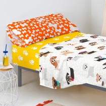 Drap housse HappyFriday MR FOX Multicouleur 28 x 2 x 38 cm