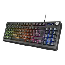 Gaming Keyboard Mars Gaming MKREVO LED RGB Black