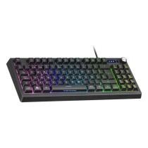 Gaming Keyboard Mars Gaming MKREVO LED RGB Black