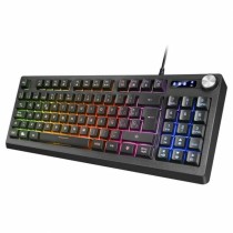 Clavier pour jeu Mars Gaming MKREVO LED RGB Noir