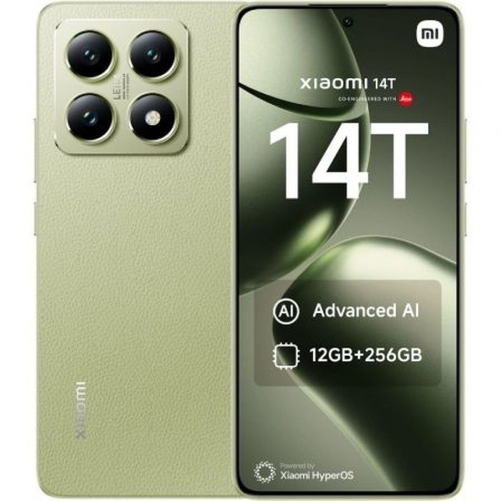 Smartphone Xiaomi 14T 12-256 GREE Octa Core 12 GB RAM 256 GB grün