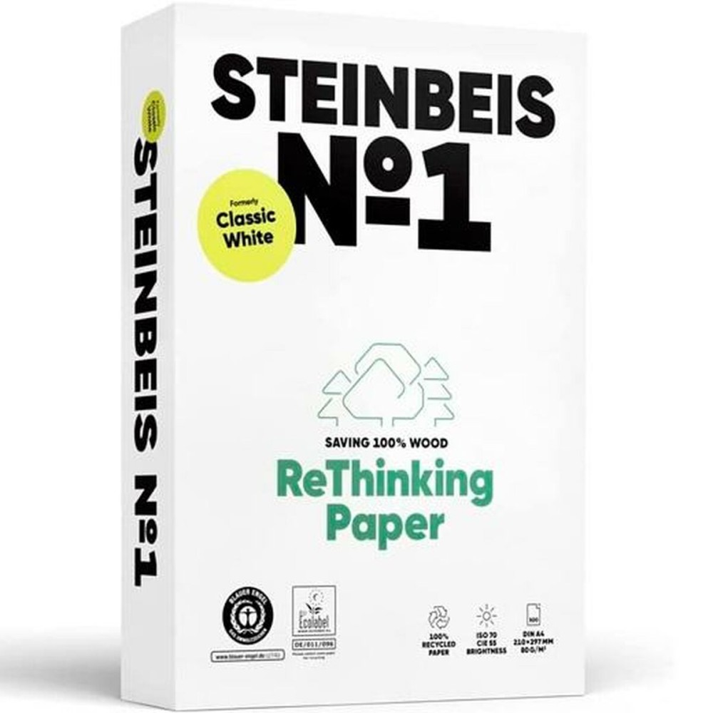 Printer Paper Steinbeis White Din A4 500 Sheets