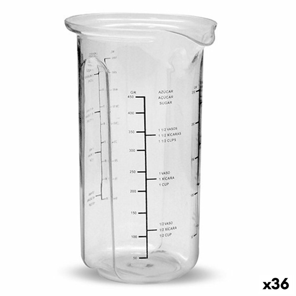 Measuring beaker Plastic 500 ml (36 Units)