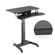 Bureau MacLean MC-835 Noir Acier