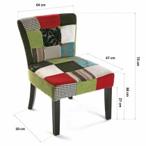 Sessel Versa Patchwork  Polyester (64 x 73 x 50 cm)