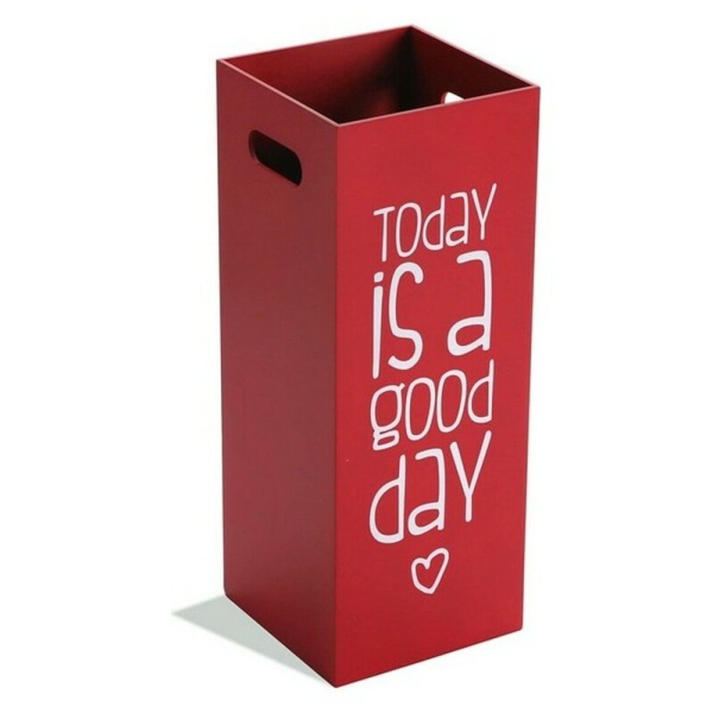 porte-parapluie Versa Begin The Day With a Smile Bois MDF (21 x 53 x 21 cm)