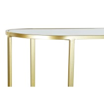 Konsole DKD Home Decor Spiegel Kristall Gold Metall (102 x 36 x 79 cm)