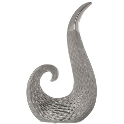 Decorative Figure Alexandra House Living Silver Ceramic 22 x 8,5 x 39 cm