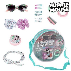 Trousse de Toilette avec Accessoires Minnie Mouse CD-25-1644 Multicomposition 26 x 26 x 6 cm (19 pcs)