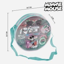 Toilet Bag with Accessories Minnie Mouse CD-25-1644 Multi-composition 26 x 26 x 6 cm (19 pcs)