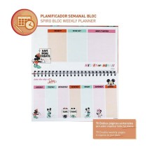 Weekly Planner Minnie Mouse Notepad Paper (35 x 16,7 x 1 cm)