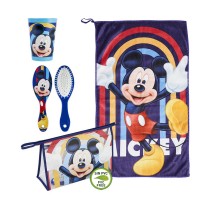 Kinder Reisetoilettengarnitur Mickey Mouse Blau 23 x 16 x 7 cm (4 pcs)