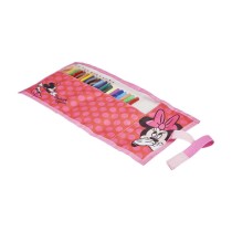 Federmäppchen mit Zubehör Minnie Mouse Rosa (22 pcs)