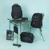 School Case Batman Black 8 x 8 x 22 cm