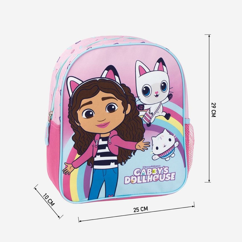 School Bag Gabby's Dollhouse Pink 25 x 20 x 30 cm