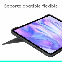 Housse pour Tablette Logitech iPad Pro 2024 Noir Espagnol Qwerty QWERTY