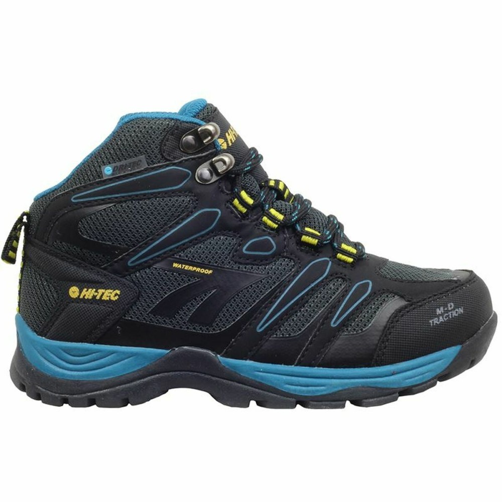 Kinder-Bergschuhe Hi-Tec Muflon Mid WP Blau Grau