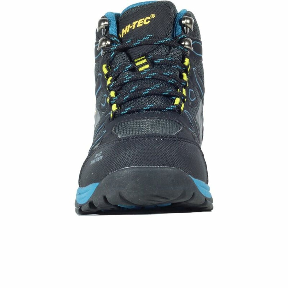 Children's Mountain Boots Hi-Tec Muflon Mid WP Blue Grey