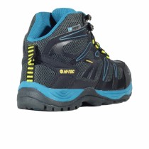 Bottes de Montagne pour Enfants Hi-Tec Muflon Mid WP Bleu Gris