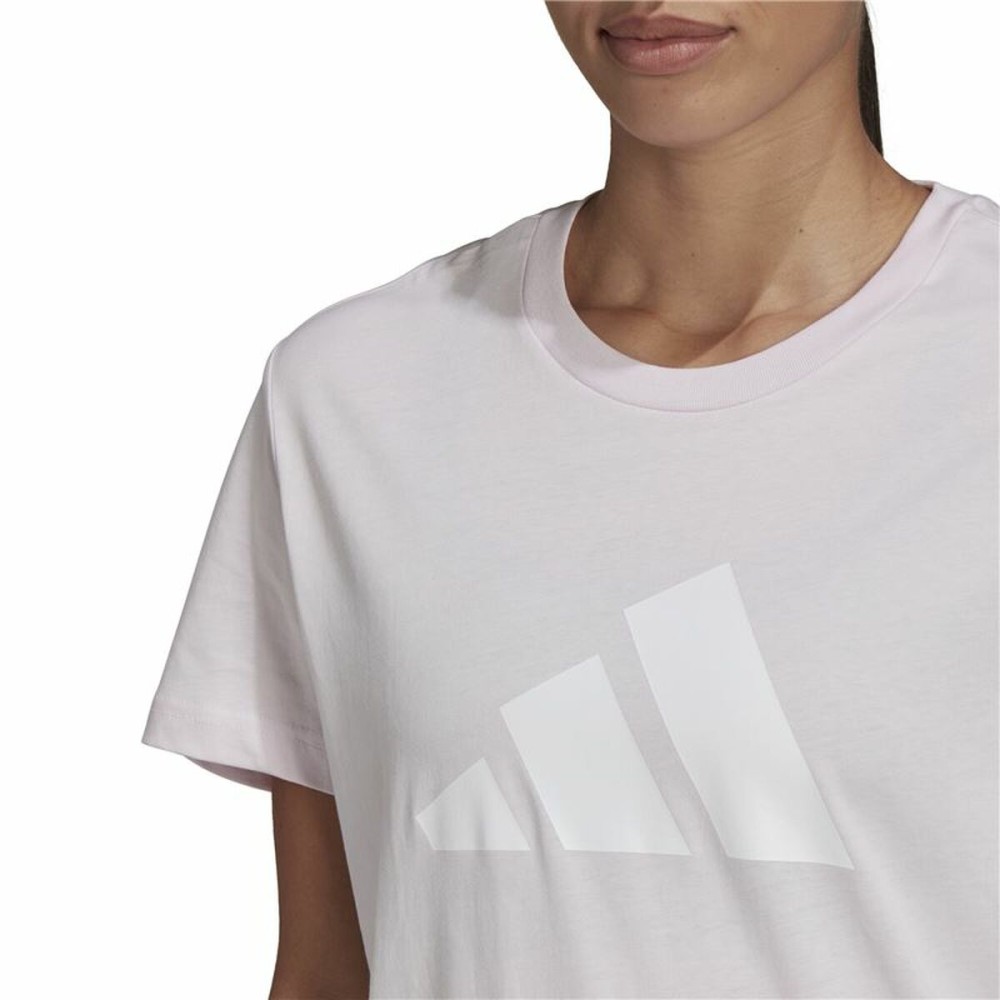 Damen Kurzarm-T-Shirt Adidas Future Icons Rosa