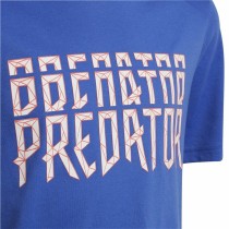 T shirt à manches courtes Enfant Adidas Predator Bleu