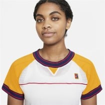 Damen Kurzarm-T-Shirt Nike Court Dri-Fit Slam Weiß