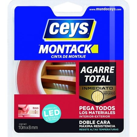 Ruban adhésif Ceys Montack (10 m x 8 mm)