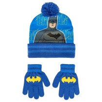 Mütze und Handschuhe Batman Blau