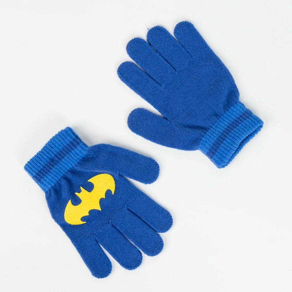 Mütze und Handschuhe Batman Blau