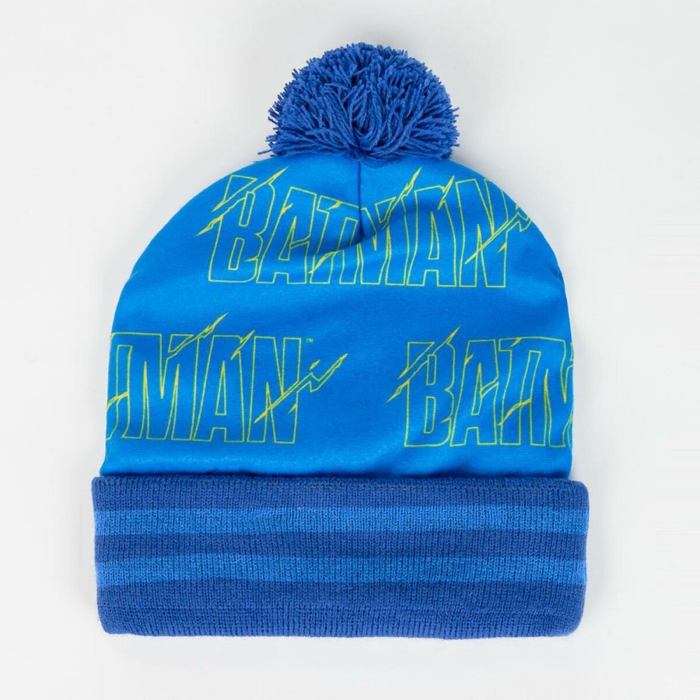 Hat & Gloves Batman Blue