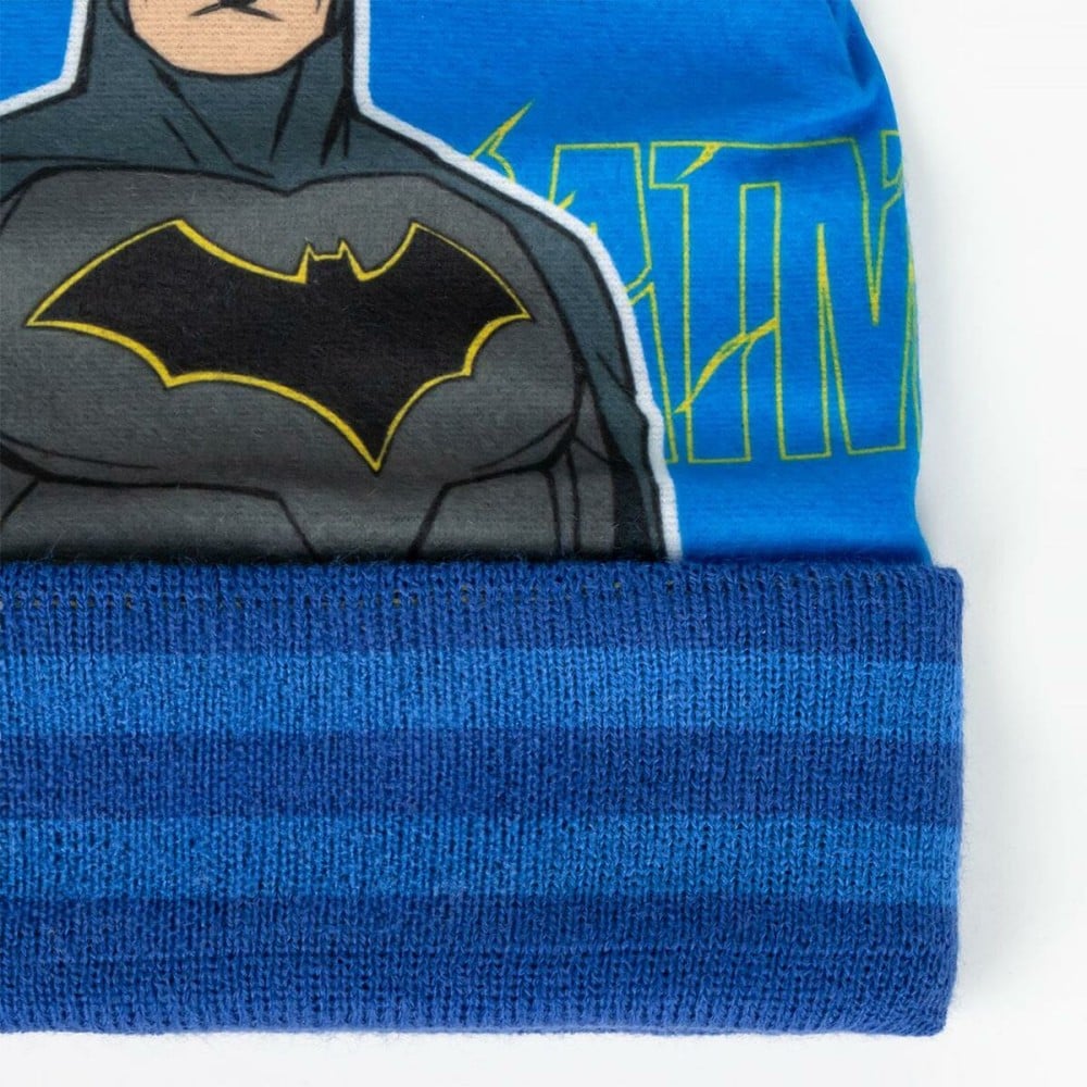 Bonnet et gants Batman Bleu