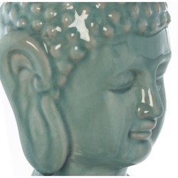 Decorative Figure Alexandra House Living Celeste Ceramic Buddha 20 x 27 x 83 cm