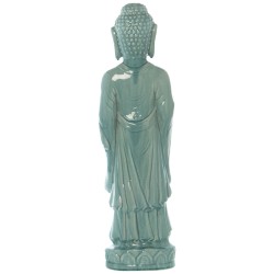 Deko-Figur Alexandra House Living Celeste aus Keramik Buddha 20 x 27 x 83 cm