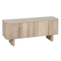 TV furniture White Mango wood 140 x 40 x 58 cm