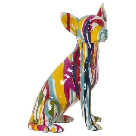 Deko-Figur Alexandra House Living Bunt Kunststoff Hund Farbe 14 x 19 x 28 cm