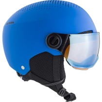 Casque de ski Alpina Zupo Visor Q Lite Bleu Monochrome 54-58 cm