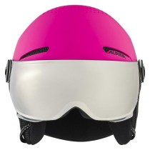 Casque de ski Alpina Zupo Visor Q-Lite Rose 51-55 cm