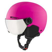 Casque de ski Alpina Zupo Visor Q-Lite Rose 51-55 cm