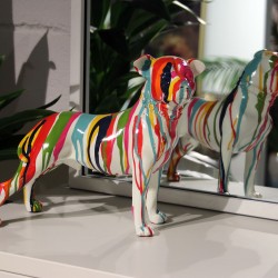 Deko-Figur Alexandra House Living Bunt Kunststoff Hund Farbe 13 x 29 x 26 cm