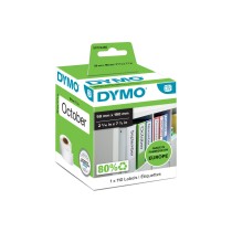 Etiquettes pour Imprimante Dymo 99019 59 x 190 mm LabelWriter™ Blanc Noir (6 Unités)