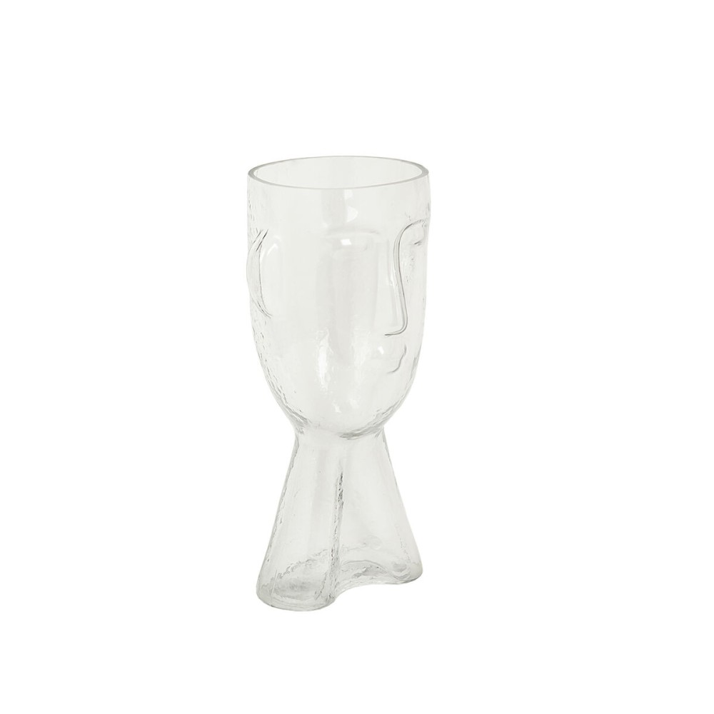 Vase Romimex Transparent verre Visage 16 x 32 x 16 cm