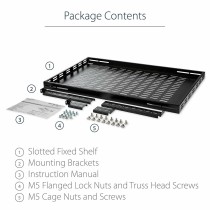 Fixed Tray for Rack Cabinet Startech ADJSHELF