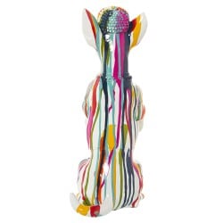 Decorative Figure Alexandra House Living Multicolour Plastic Dog Paint 16 x 13 x 30 cm