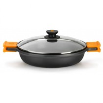 Casserole BRA Braisogona_A270524 Ø 24 cm Noir Métal Aluminium Aluminium forgé Aluminium fondu 5 L